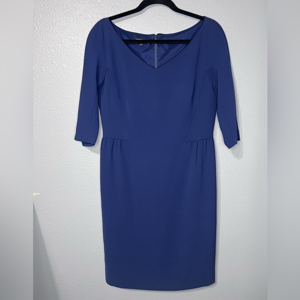 Lafayette 148 New York Royal Blue Sheath Dress